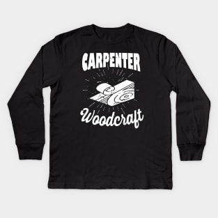 Carpenter Woodcraft Splint Kids Long Sleeve T-Shirt